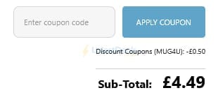 Screenshot of the Keep It Personal discount code working
