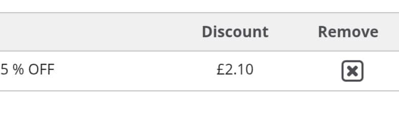 Screenshot of the I Want Wallpaper discount code working