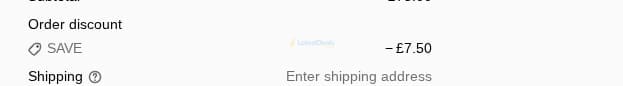 Screenshot of the Zing Organics discount code working
