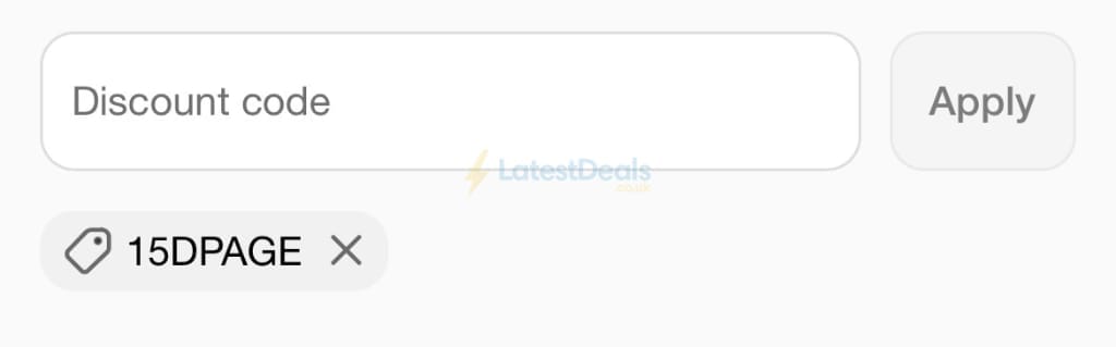 Screenshot of the Procoal discount code working