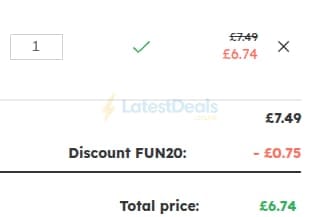 Screenshot of the Europosters discount code working