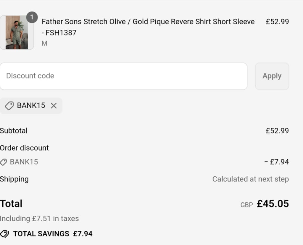 Father And Son Clothing Discount Code