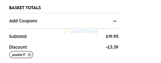 Screenshot of the Ooh & Aah Cookies discount code working