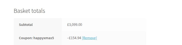 Screenshot of the E-Bikes Direct discount code working