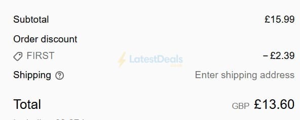 Screenshot of the Wellgard discount code working