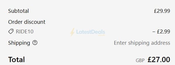 Screenshot of the Wowow Toys discount code working