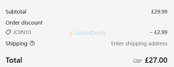 Screenshot of the Wowow Toys discount code working