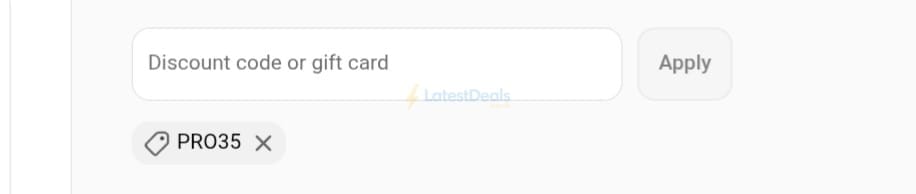 Screenshot of the Wellgard discount code working