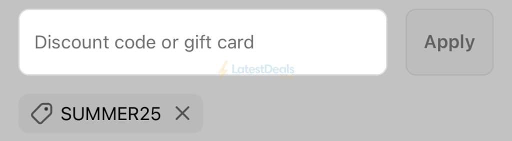 Screenshot of the Lamoda discount code working