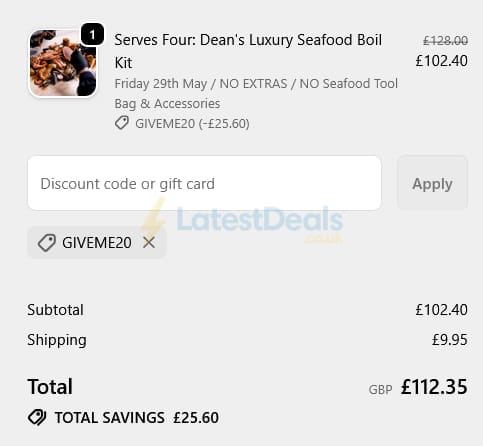 Screenshot of the Haar at Home discount code working