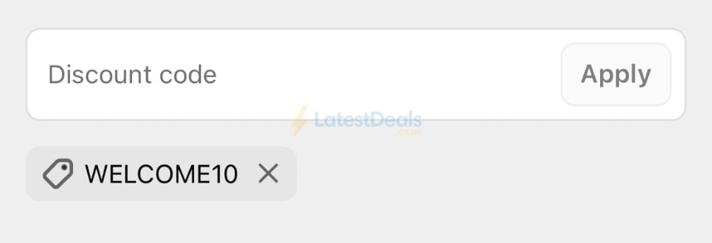 Screenshot of the Honor Gold discount code working
