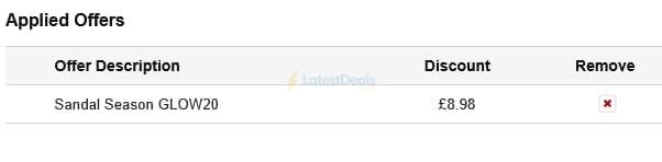 Screenshot of the NPD Nail Polish Direct discount code working