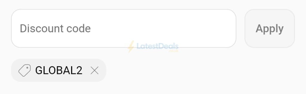 Screenshot of the iScooter discount code working
