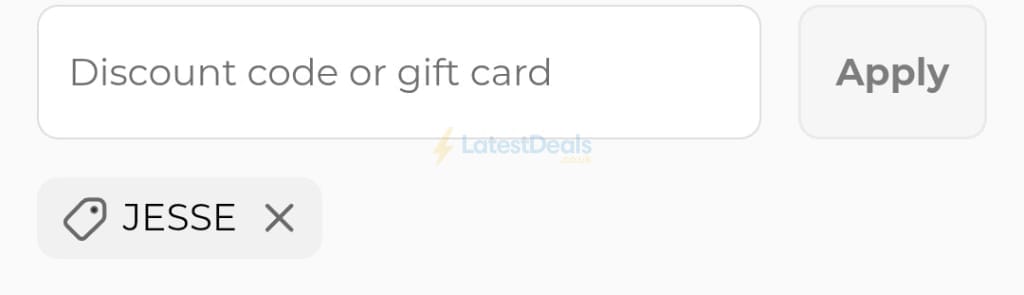Screenshot of the iSinwheel discount code working