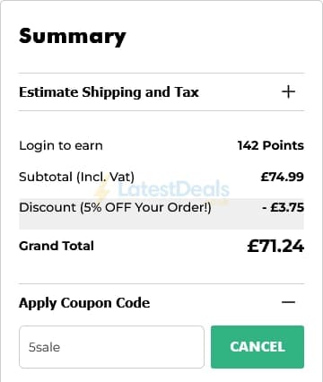 Screenshot of the Ivel Valley Bird Food discount code working