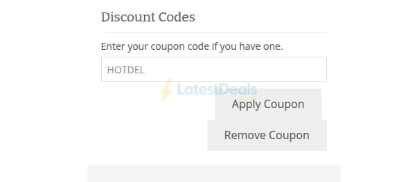 Screenshot of the The Knitting Network discount code working