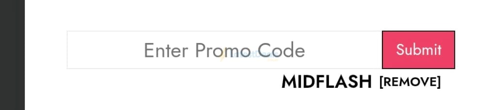 Screenshot of the One Education discount code working
