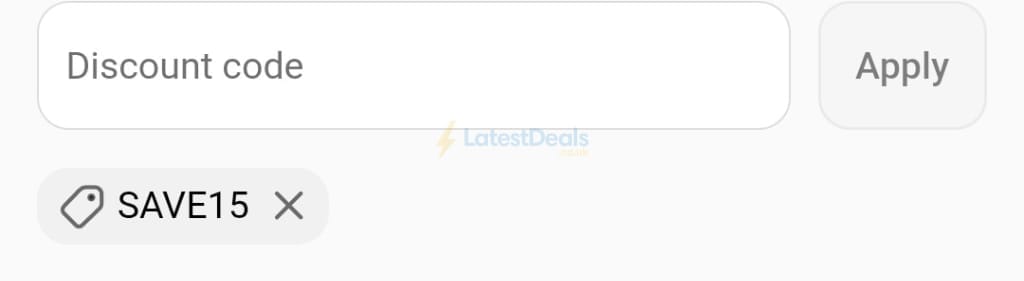 Screenshot of the IHoverBoard discount code working