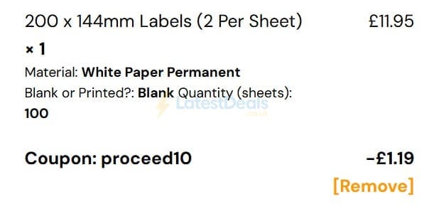 A4 Labels Discount Code - 50% Off in July 2026