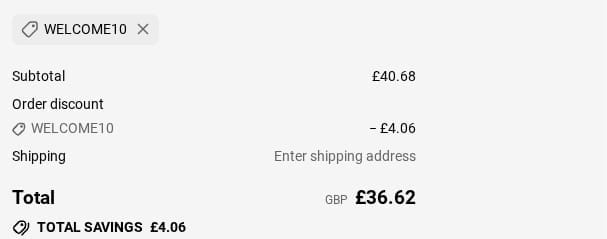 Screenshot of the Small Pet Select UK discount code working