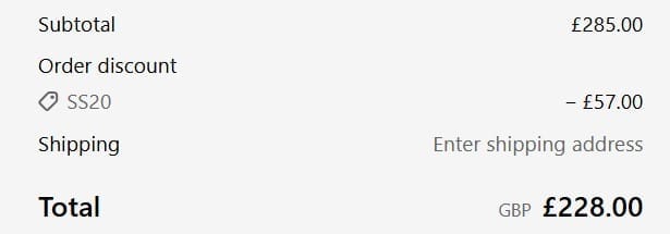 Screenshot of the Life of Riley discount code working
