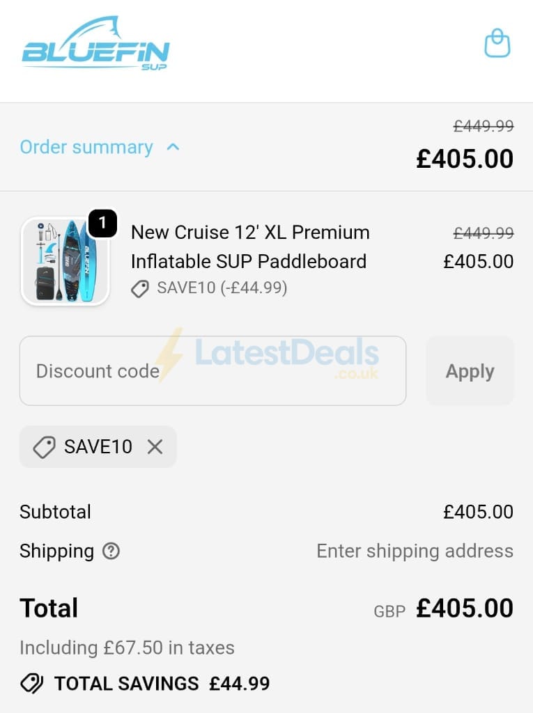 Bluefin SUP Discount Code - Save 30% in June 2026