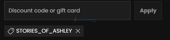 Screenshot of the Lumi Therapy discount code working