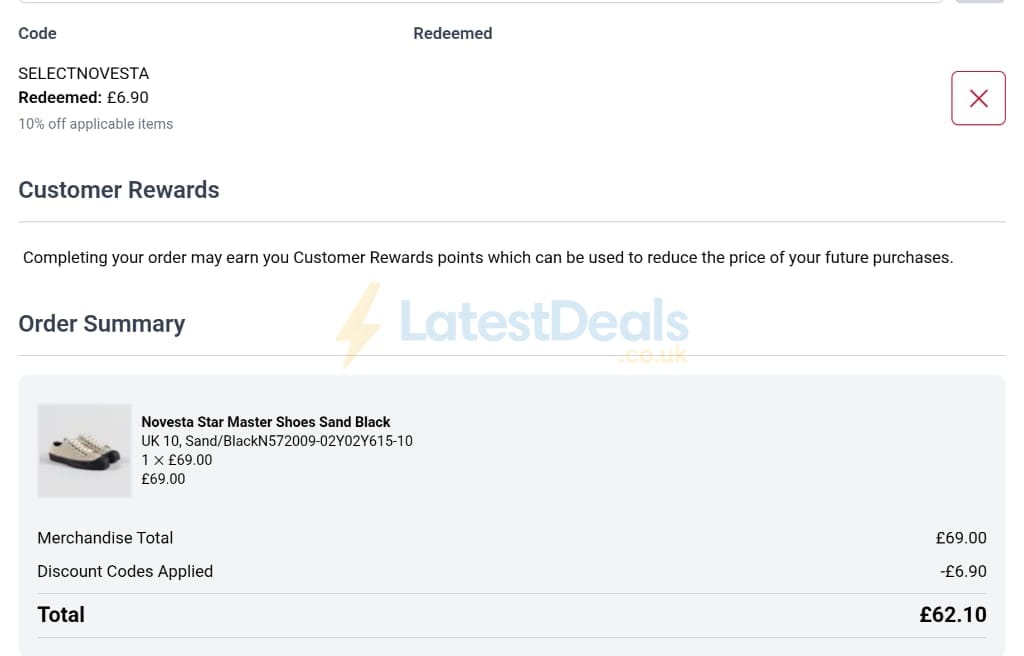 Screenshot of the Working Class Heroes discount code working
