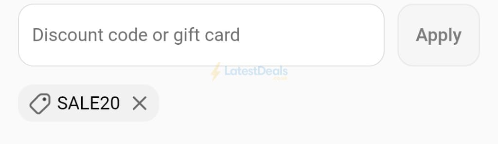 Screenshot of the Norton Barrie discount code working
