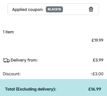 Screenshot of the Jigsaw Puzzle discount code working