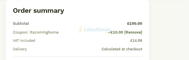 Screenshot of the The Family Chemist discount code working