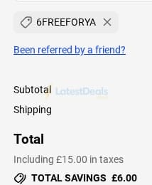 Screenshot of the who gives a crap discount code working