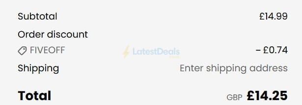 Screenshot of the Sock Snob discount code working