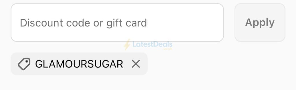 Screenshot of the Ok Beauty Box discount code working