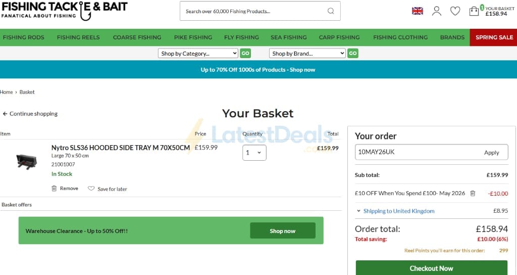 Fishing Tackle And Bait Discount Code - 22% Off in July 2026