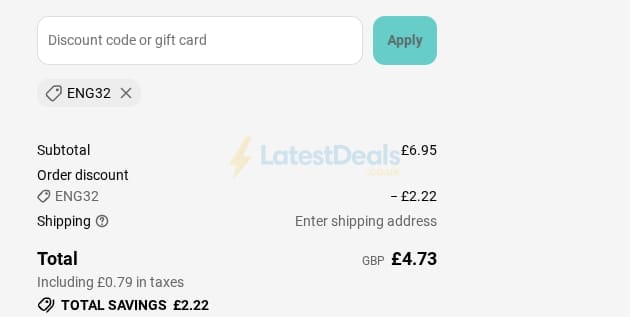 Screenshot of the Postman Pooch discount code working