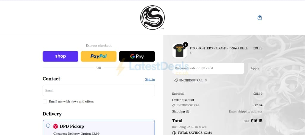 Graphics Direct Discount Code Spiral Direct Discount Code - 50% Off in July 2026