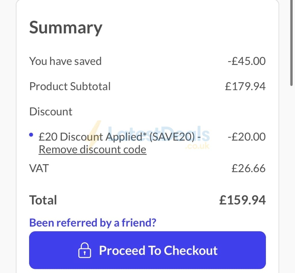 Screenshot of the Pet Drugs Online discount code working