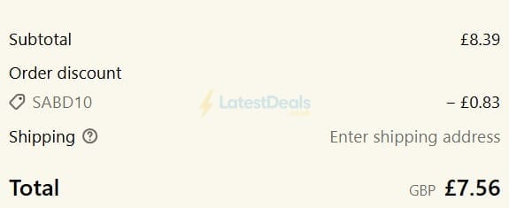 Screenshot of the YourMedicals discount code working