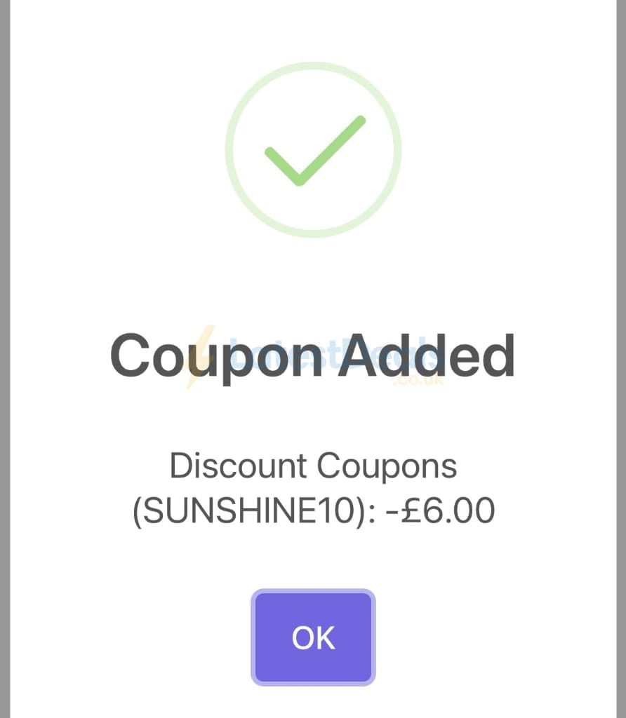 Screenshot of the Keep It Personal discount code working