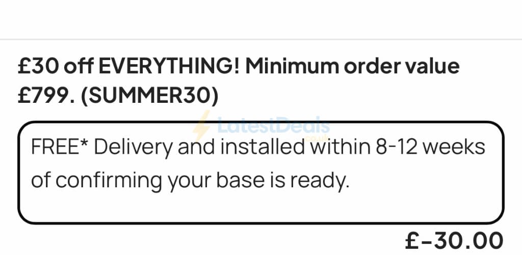 Screenshot of the Greenhouse Stores discount code working