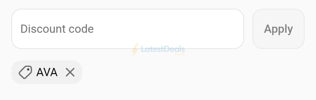 Screenshot of the iScooter discount code working