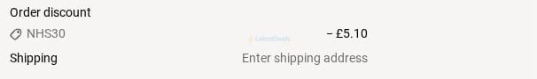 Screenshot of the Hawkins and Brimble discount code working