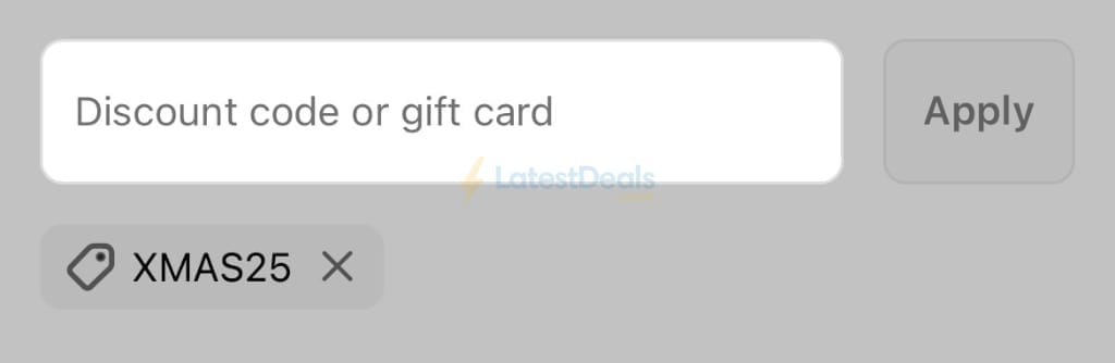 Screenshot of the Lamoda discount code working