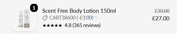 Screenshot of the Green People discount code working