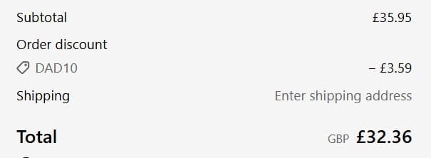 Screenshot of the Silk Pillowcase discount code working