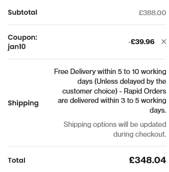 Screenshot of the PSCL Beds discount code working