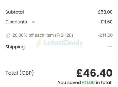 Screenshot of the Odylique discount code working