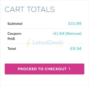 Screenshot of the Post My Meds discount code working