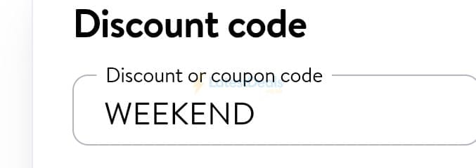 Screenshot of the KlipShop discount code working